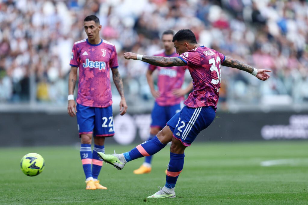 Juventus Fc Us Lecce Leando Paredes of Juventus Fc scores his team s first goal during the Serie A match beetween Juve