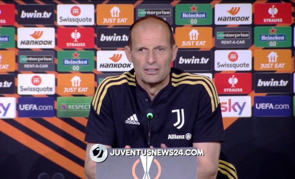 Allegri conferenza stampa europa league