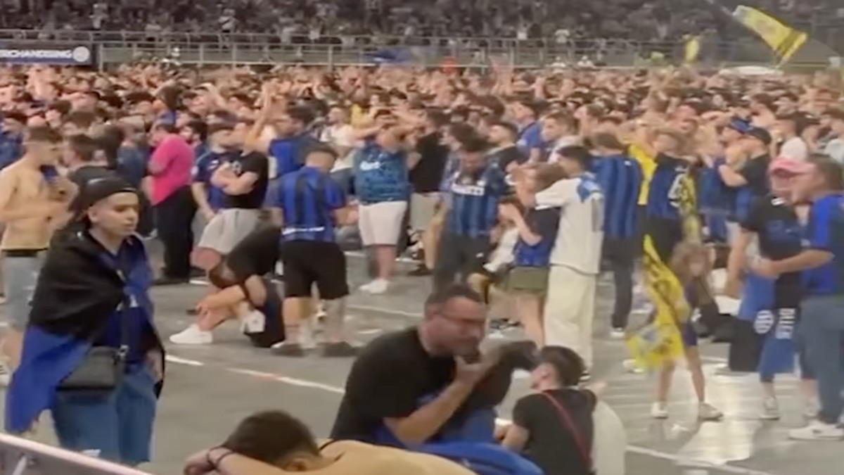 Manchester City-Inter, tristezza anche a San Siro: il VIDEO da Milano 36 Tifosi Inter