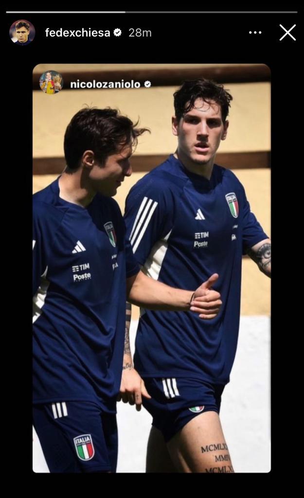 Chiesa in Nazionale fianco a fianco con l'obiettivo Juve. I tifosi: «Portacelo» - FOTO 37 WhatsApp Image 2023 06 08 at 15.50.05