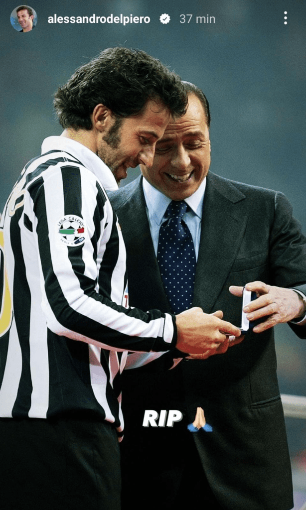 Del Piero saluta per l'ultima volta Berlusconi: il messaggio dell'ex Juve - FOTO 37 image 19