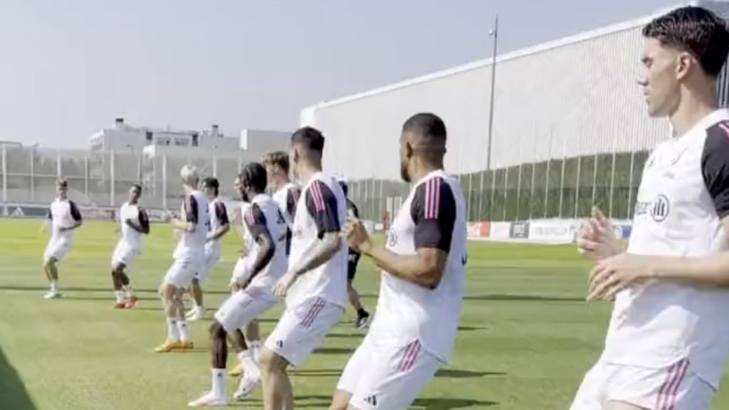 Allenamento Juve