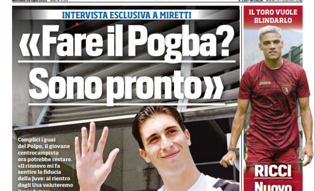Tuttosport 26 luglio