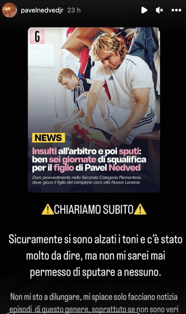 Nedved junior sbotta sui social: «Adesso vi dico io la verità» - FOTO 37 Nedved Junior