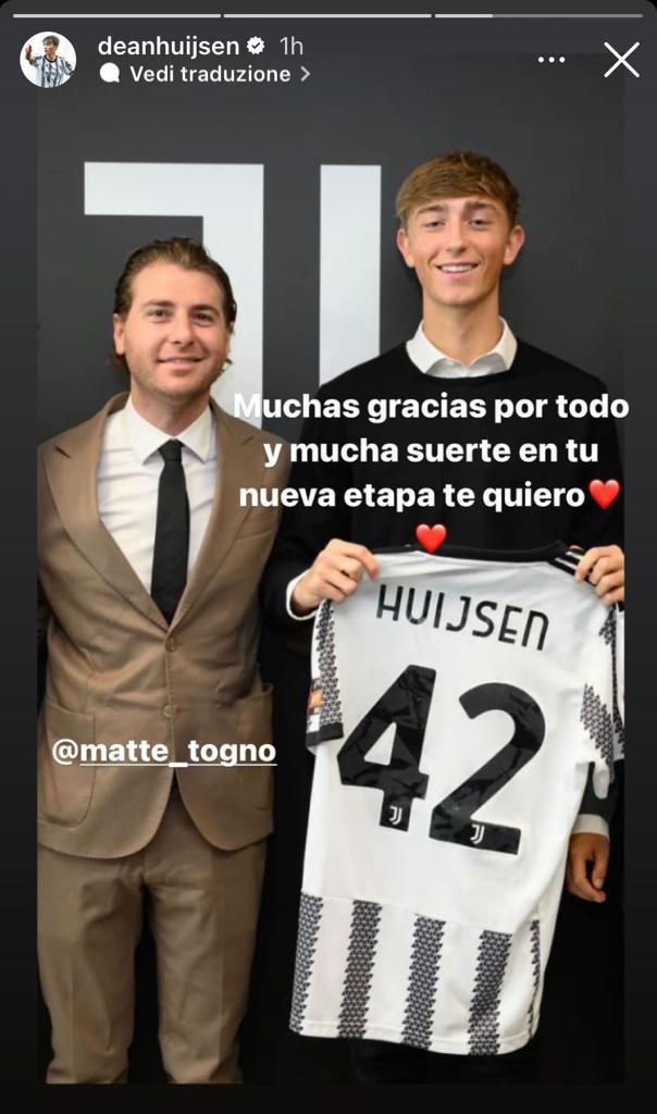 Huijsen saluta Tognozzi: «Grazie per tutto, ti voglio bene» - FOTO 37 WhatsApp Image 2023 10 27 at 20.08.28