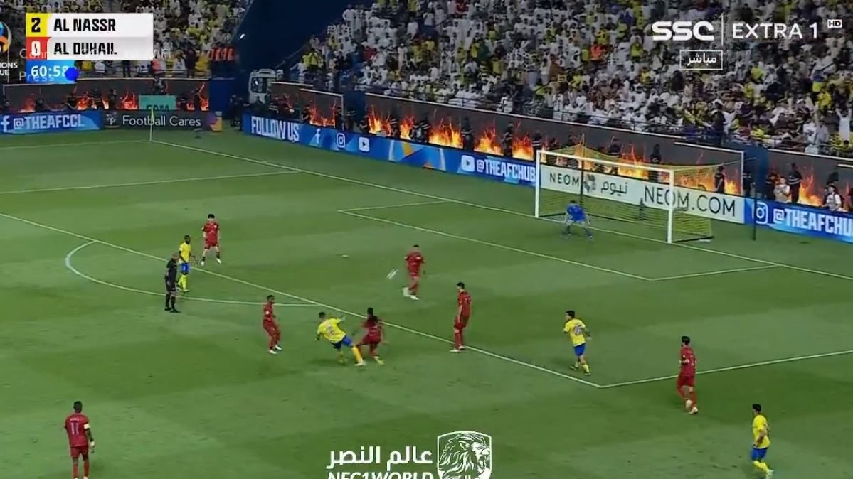 Ronaldo show con l'Al Nassr: l'ex Juve segna una doppietta clamorosa - VIDEO 36 ronaldo dopp e1698179186533