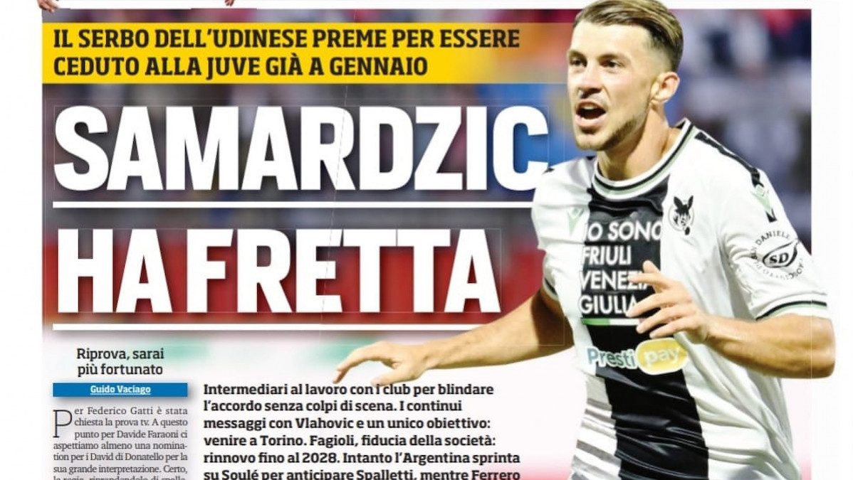 Rassegna stampa Juve: prime pagine quotidiani sportivi - 1 novembre 2023 36 tuttosport 1 novembre 2023 e1698795021238