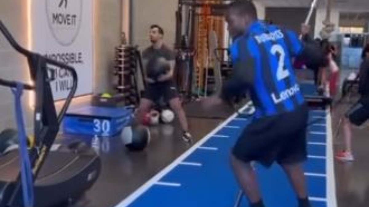 Pogba si allena con la maglia dell'Inter... Ma è il fratello Mathias - FOTO 36 Cattura 2 1