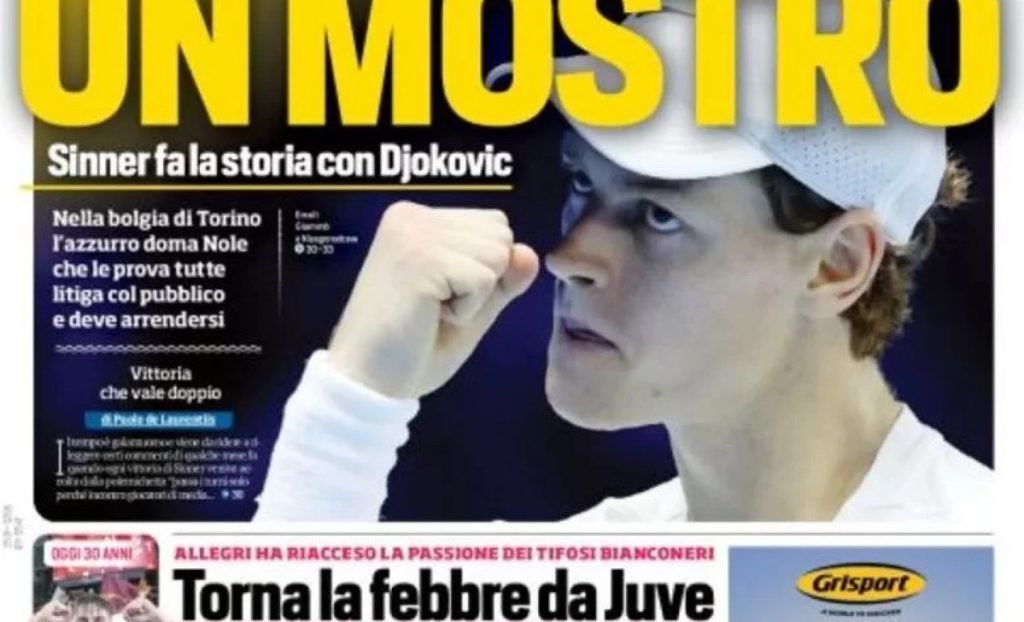 Corriere dello sport prima pagina 15 novembre 2023 rid