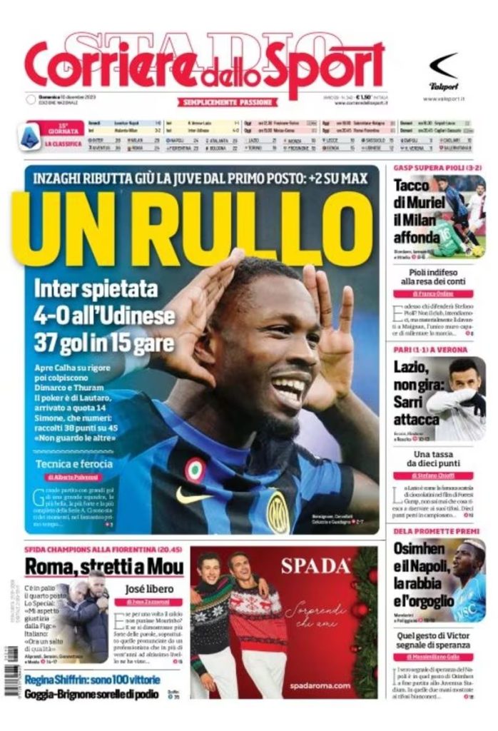 Rassegna stampa Juve: prime pagine quotidiani sportivi - 10 dicembre 3 WhatsApp Image 2023 12 10 at 07.59.26
