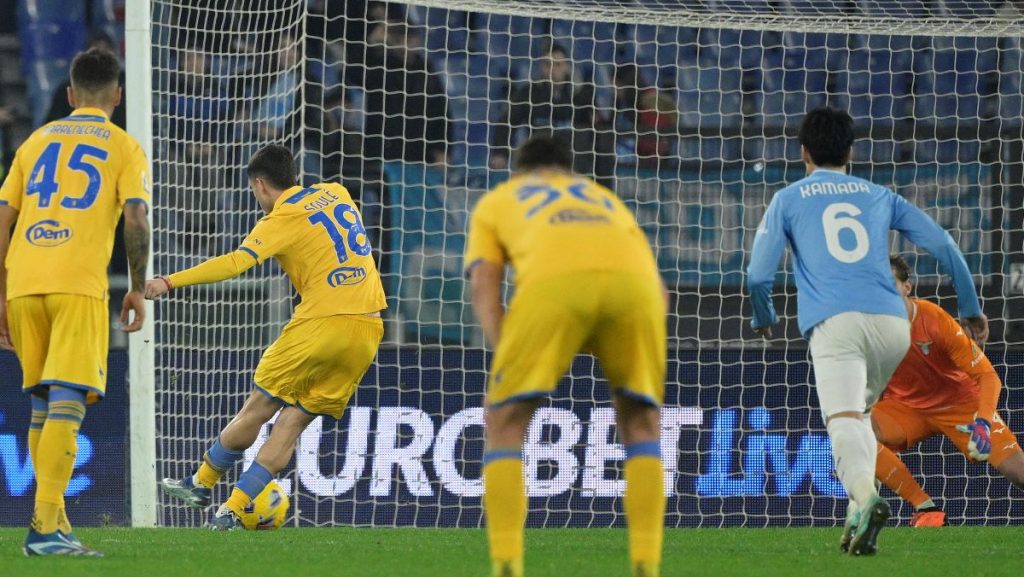 soule gol lazio frosinone rigore