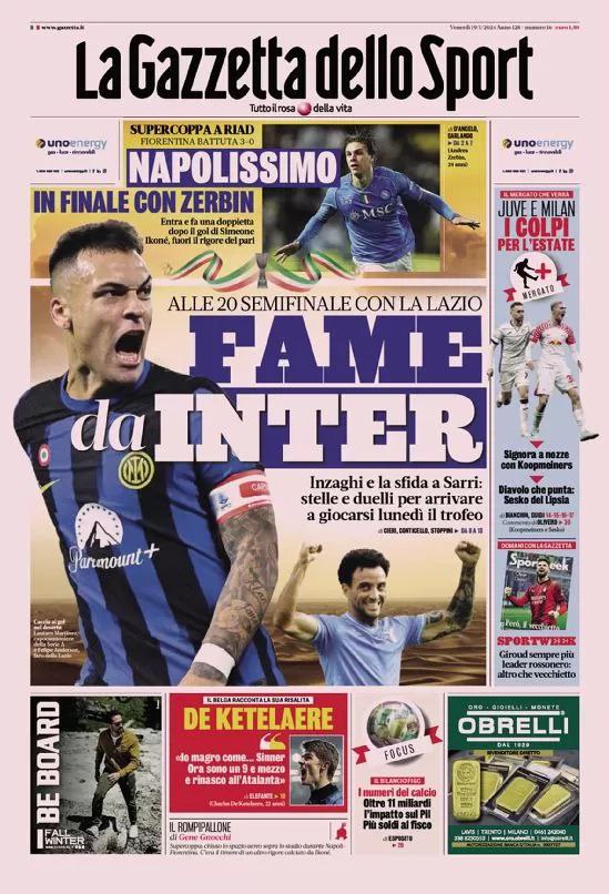 Rassegna stampa Juve: prime pagine quotidiani sportivi - 19 gennaio 38 IMG 20240119 080342 877