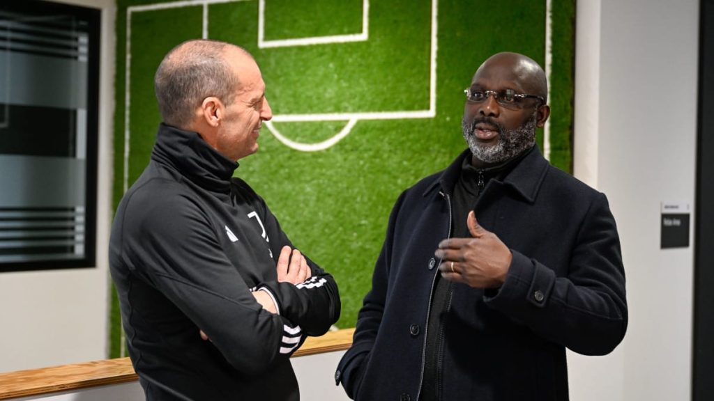 weah visita juve