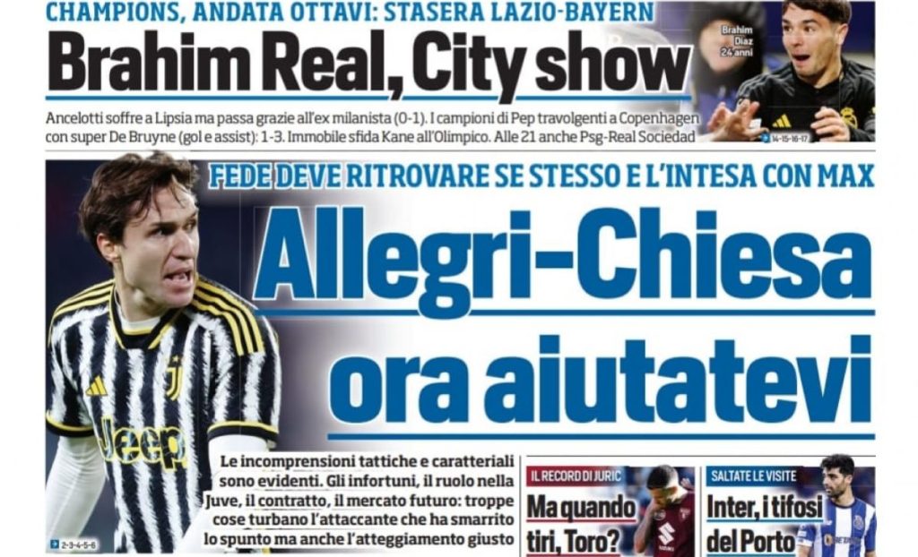 Tuttosport 14 febbraio 2024 rid