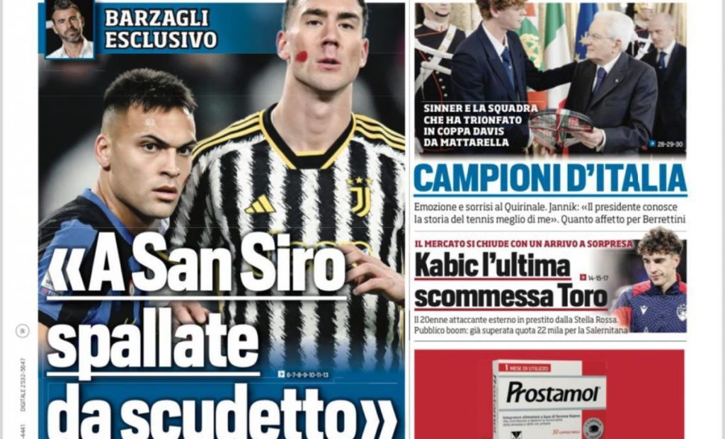 Tuttosport 2 febbraio 2024 rid