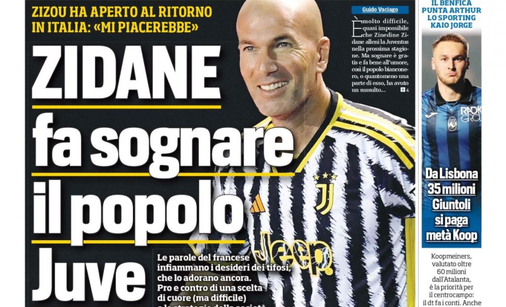 Tuttosport prima pagina 28 febbraio 2024 1 rid