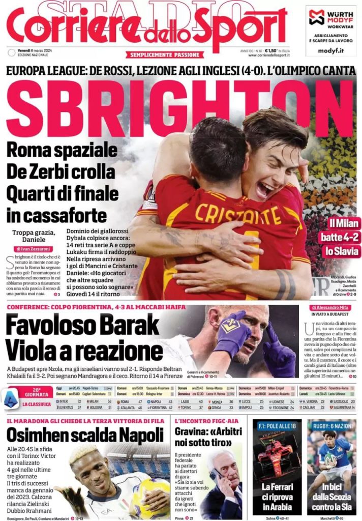 Rassegna stampa Juve: prime pagine quotidiani sportivi - 8 marzo 38 1000096690