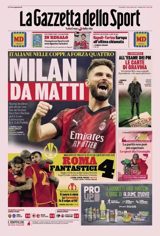 Rassegna stampa Juve: prime pagine quotidiani sportivi - 8 marzo 37 1000096691
