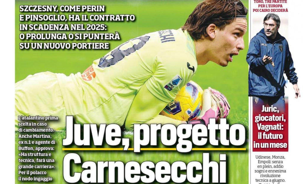 Tuttosport prima pagina 15 marzo 2024. ridjpg