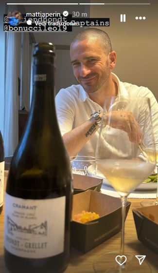 Perin riabbraccia Bonucci: la FOTO all'indomani del ritiro dell'ex capitano della Juve 37 Cattura 15