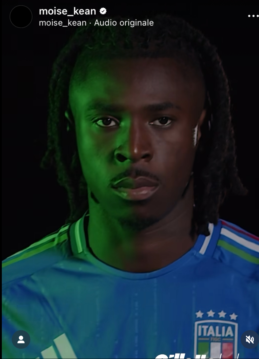 Kean in uno spot con la maglia della nazionale. L’indizio social sulla sua convocazione o questione commerciale? 36 IMG 0666