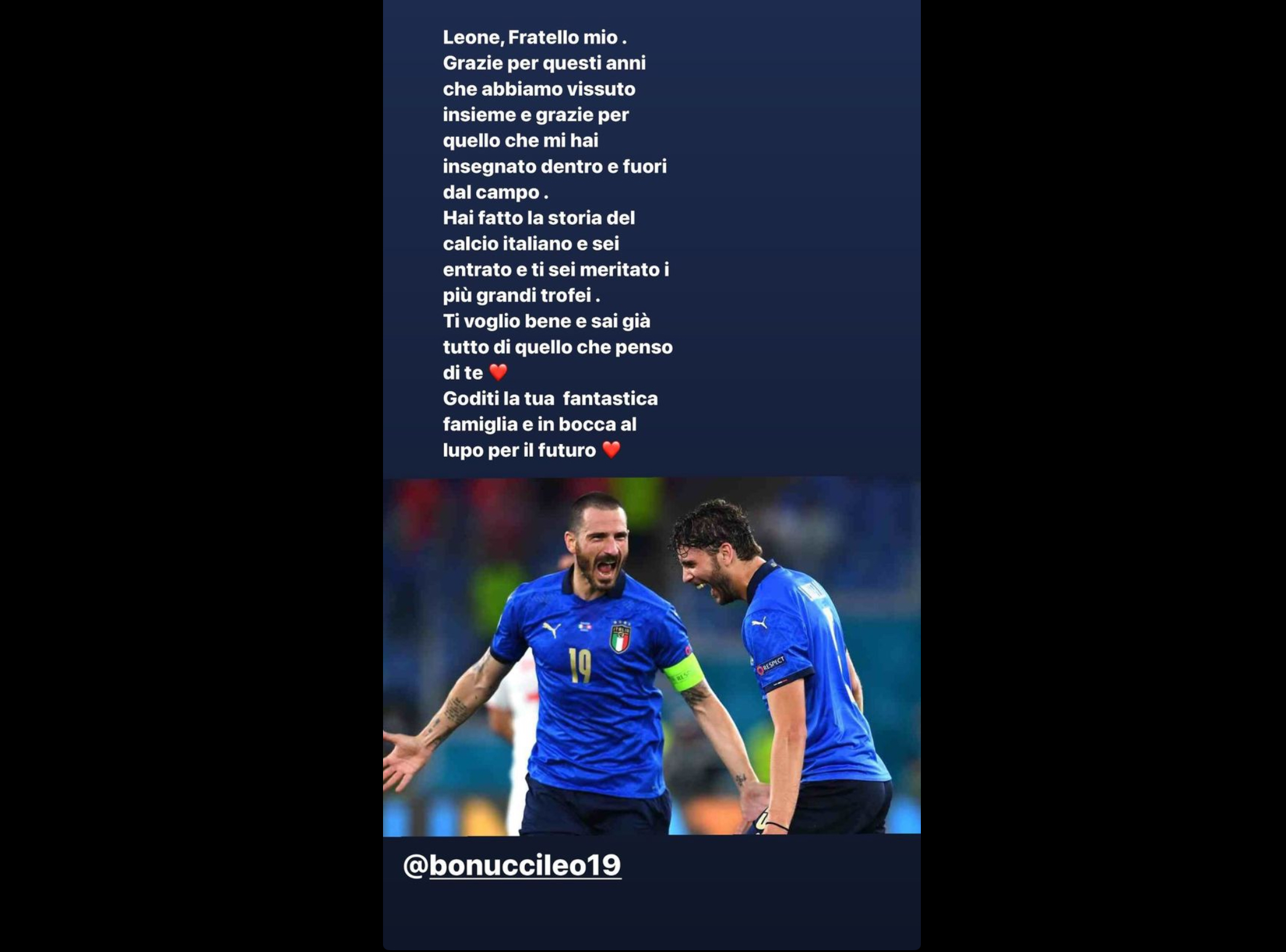 Il messaggio di Locatelli a Bonucci: «Grazie per quello che mi hai insegnato. Ti sei…» FOTO 36 Locatelli