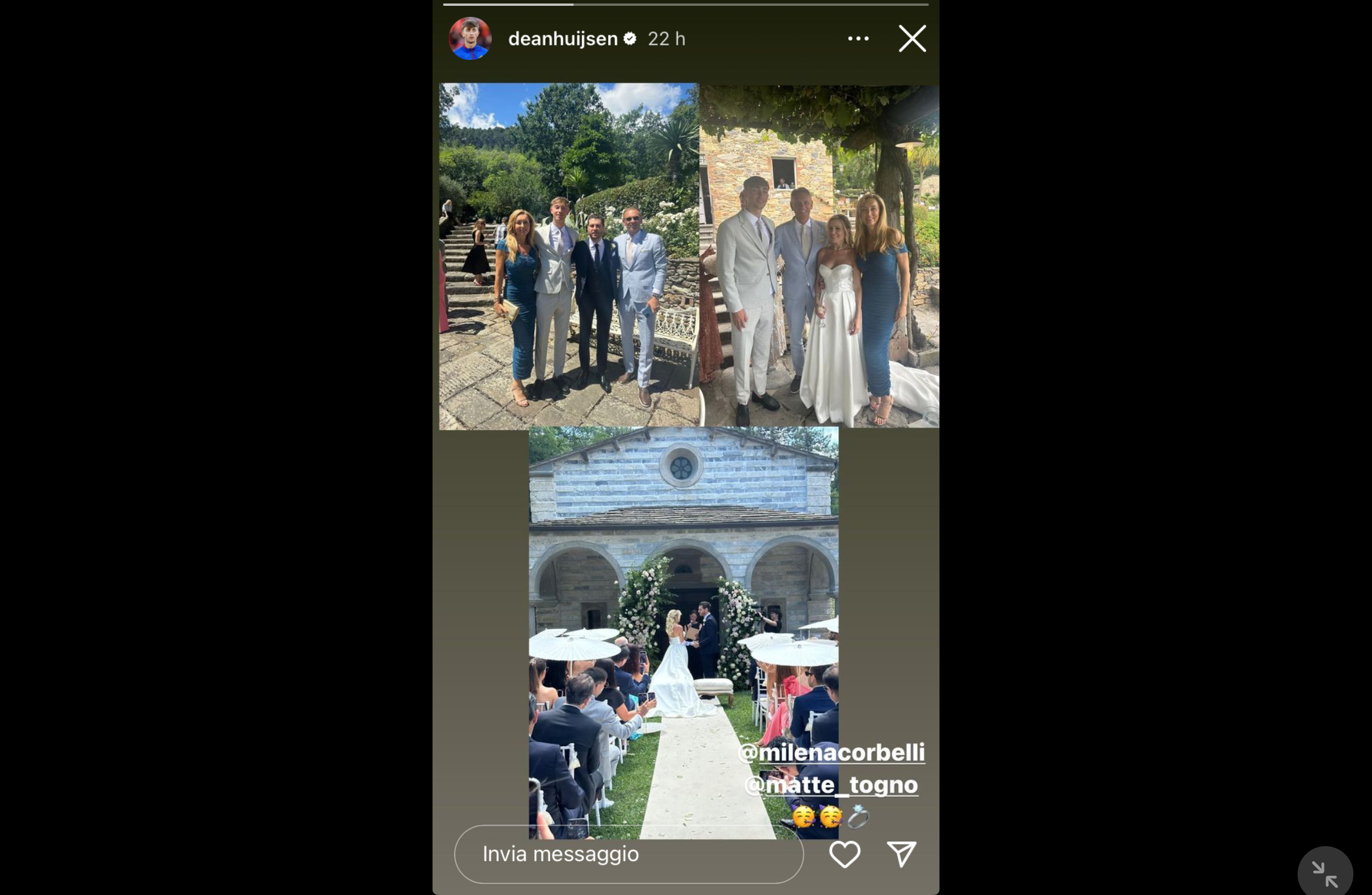 Huijsen Juve, il difensore presente al matrimonio dell’ex dirigente bianconero! FOTO 36 Huijsen