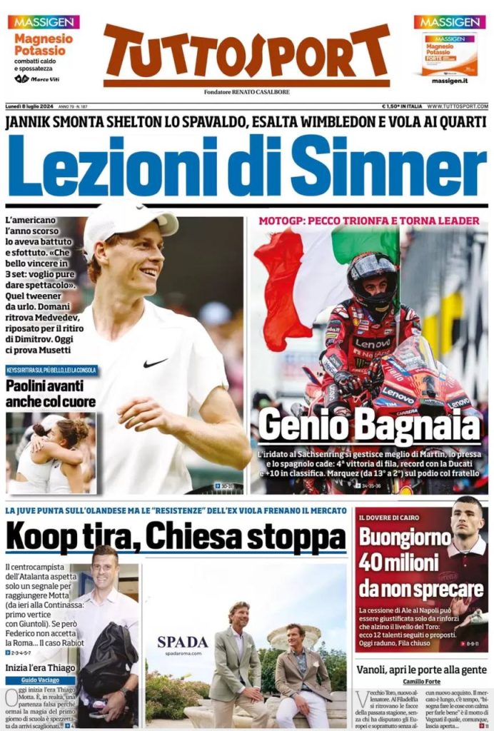 Rassegna stampa Juve: prime pagine quotidiani sportivi - 8 luglio 38 1000129239