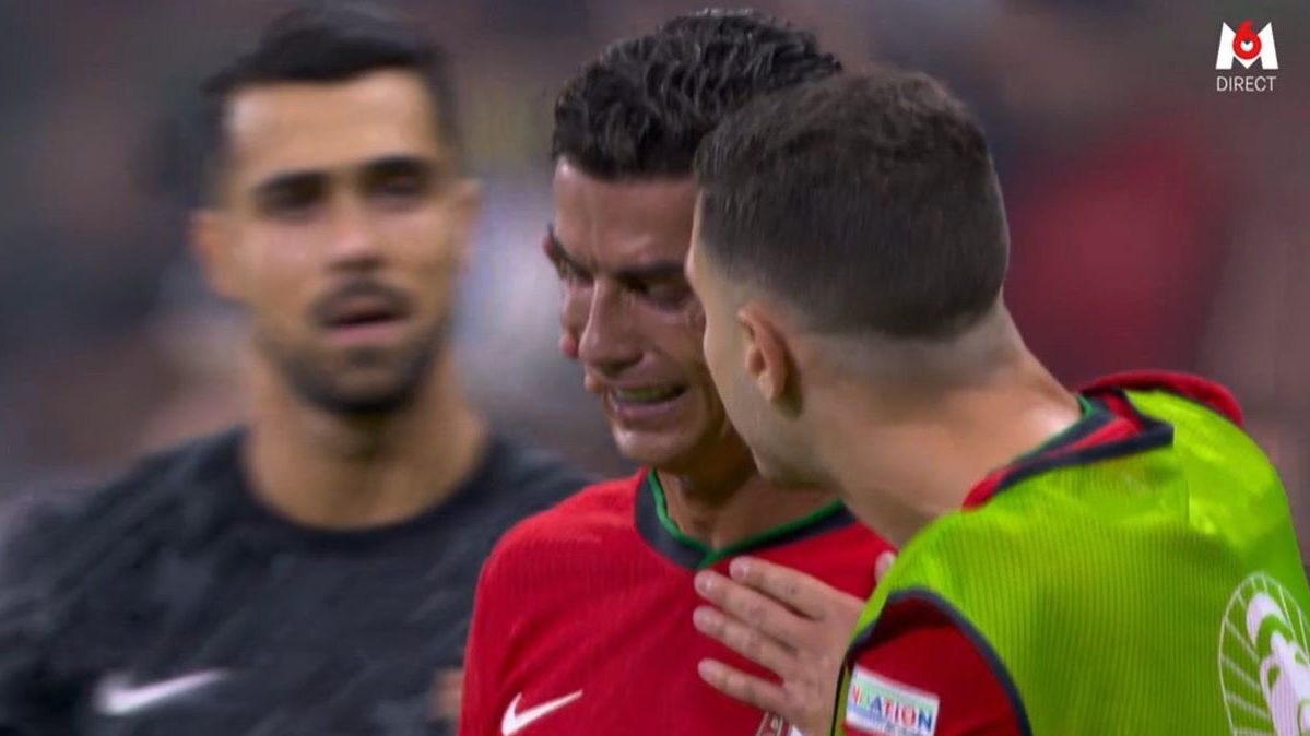 Cristiano Ronaldo a secco ad Euro 2024: non era MAI SUCCESSO tra Mondiali ed Europei 36 ronaldo lacrime portogallo slovenia