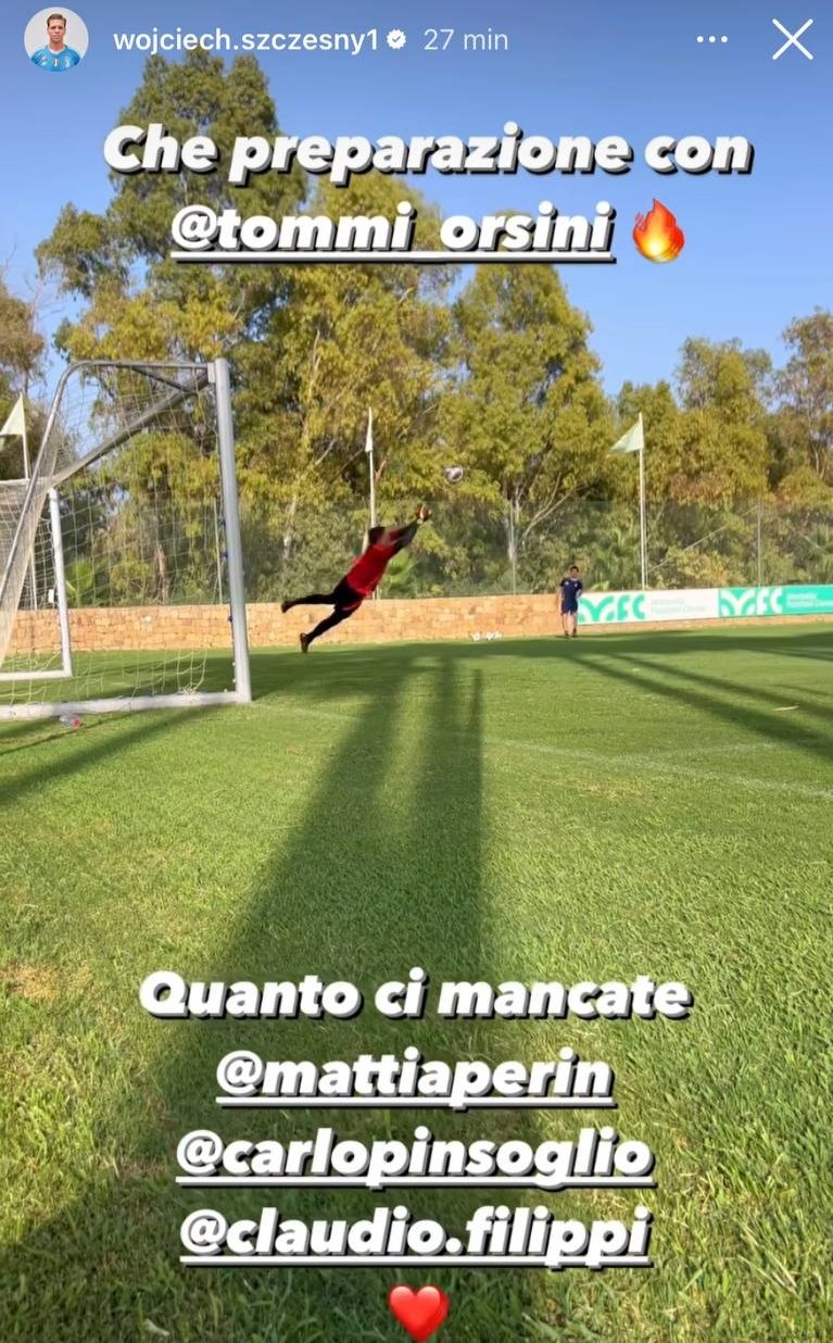 Szczesny Juve, il portiere si allena: arriva il MESSAGGIO social! Ecco la dedica speciale - FOTO 36 GUoyoZ3XEAAwkYS