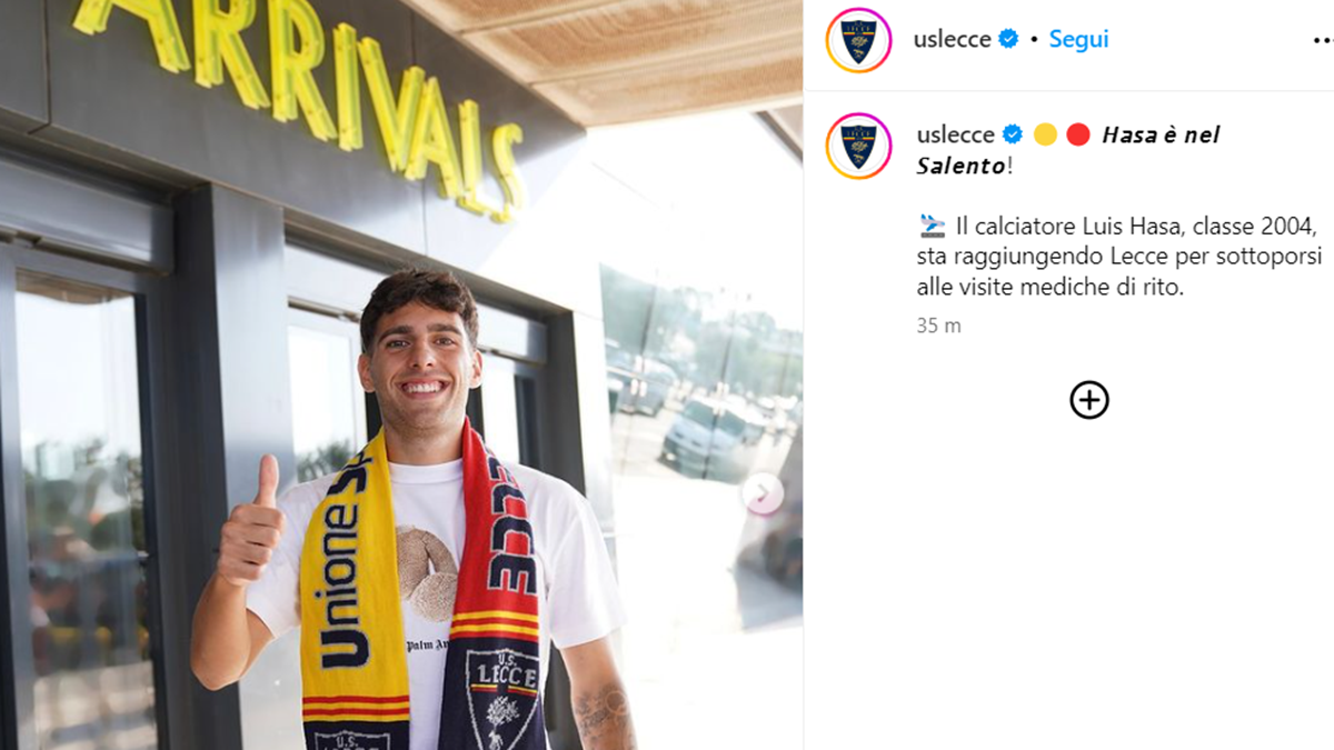 Hasa Lecce, l'ex Juventus è arrivato in città! A breve si sottoporrà alle visite mediche - FOTO 36 hasa lecce