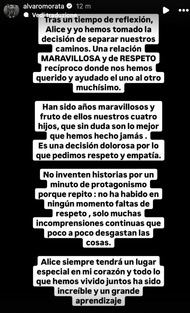 Morata Alice Campello, i due di SEPARANO! «Avrà sempre un posto nel mio cuore»: il COMMOVENTE messaggio - FOTO 37 Screenshot 2024 08 12 alle 09.44.54