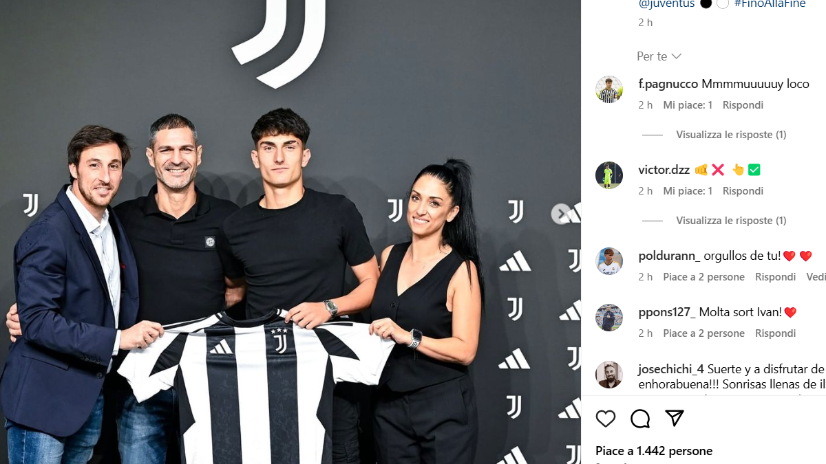 Ivan Lopez Comellas Juve, FESTEGGIA la firma dopo l'ufficialità: «Felice ed EMOZIONATO» - FOTO 36 lopez-comellas