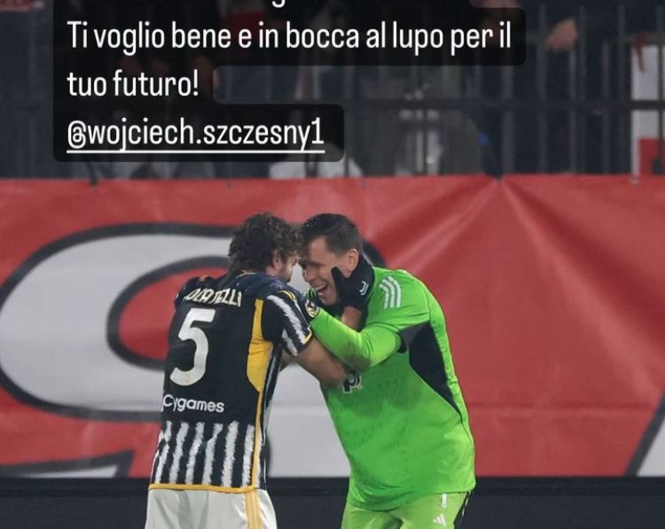 Locatelli SALUTA Szczesny: «Mi mancherai! È stato un onore giocare con te! In bocca al lupo per il tuo futuro!» – FOTO 36 WhatsApp Image 2024 08 14 at 19.55.11