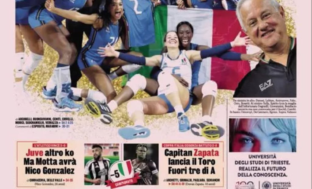 La gazzetta dello sport 005820508. rid jpg