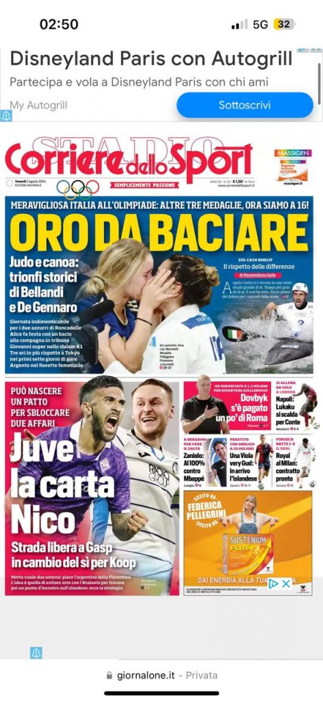Rassegna stampa Juve: prime pagine quotidiani sportivi - 2 agosto 38 photo 2024 08 02 03 15 08