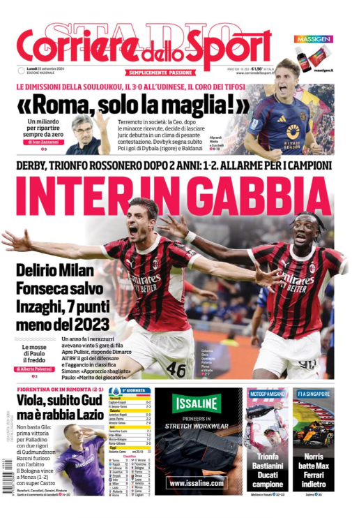 Rassegna stampa Juve: prime pagine quotidiani sportivi - 23 settembre 37 IMG 7772