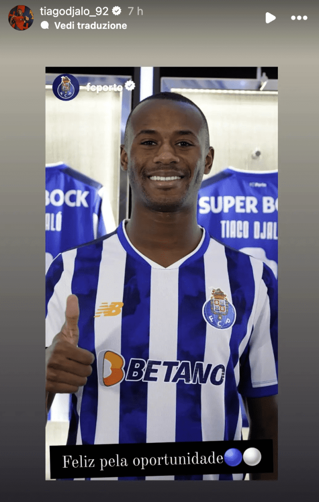 Djalo Porto, le PRIME PAROLE dell'ex Juve dopo il RITORNO in Patria. Il difensore le AFFIDA ai social - FOTO 37 Screenshot 2024 09 03 alle 08.26.14