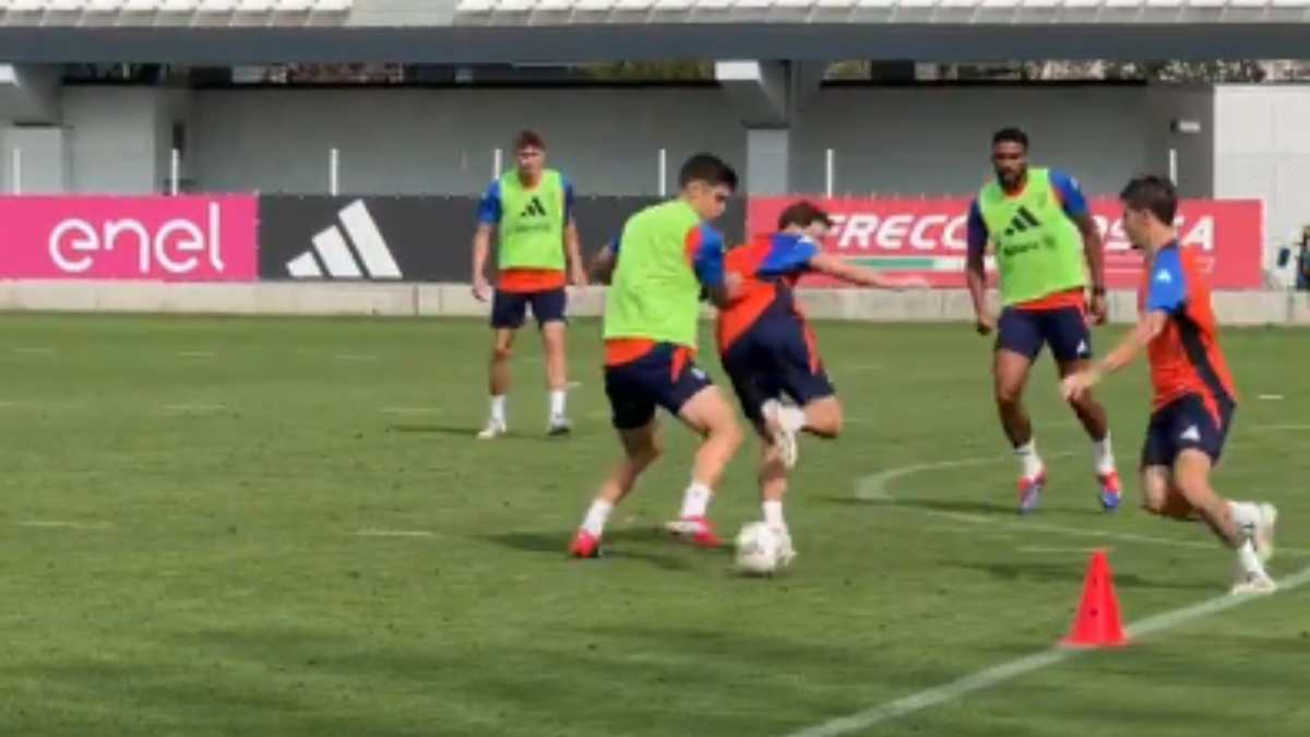 Allenamento Juve, la GIOCATA di Yildiz ESALTA i compagni. REAZIONE virale sui social - VIDEO 36 allenamento juve