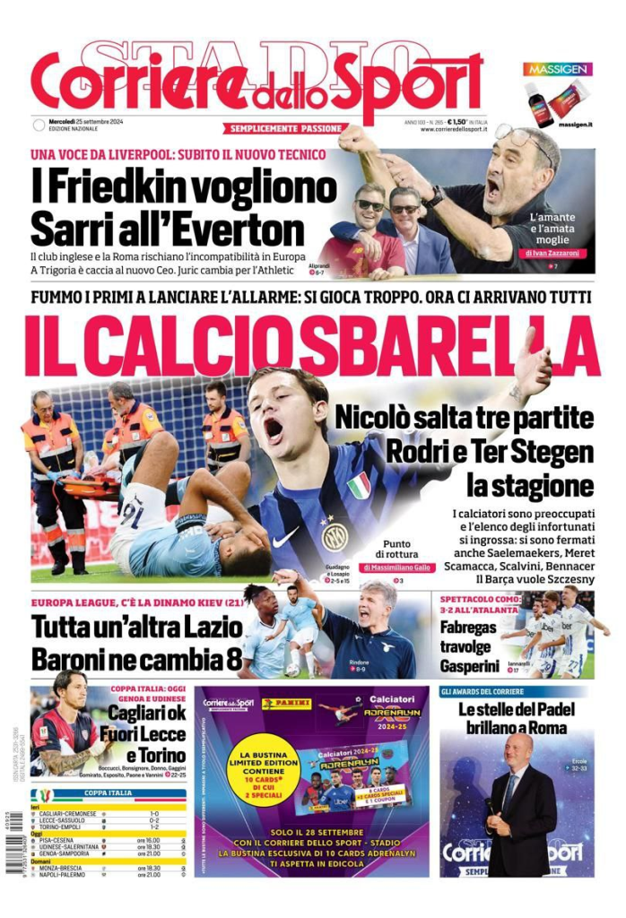 Rassegna stampa Juve: prime pagine quotidiani sportivi - 25 settembre 38 image 30