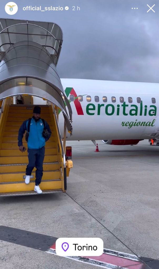 Juve Lazio, i biancocelesti sono atterrati a Torino! La FOTO dell'arrivo della squadra di Baroni 37 Immagine WhatsApp 2024 10 18 ore 20.50.51 0fe95581