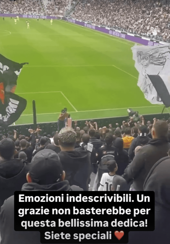 Gatti ringrazia la Curva Sud della Juve: il bellissimo gesto dei tifosi bianconeri è virale - FOTO 37 Screenshot 2024 10 08 alle 22.34.11