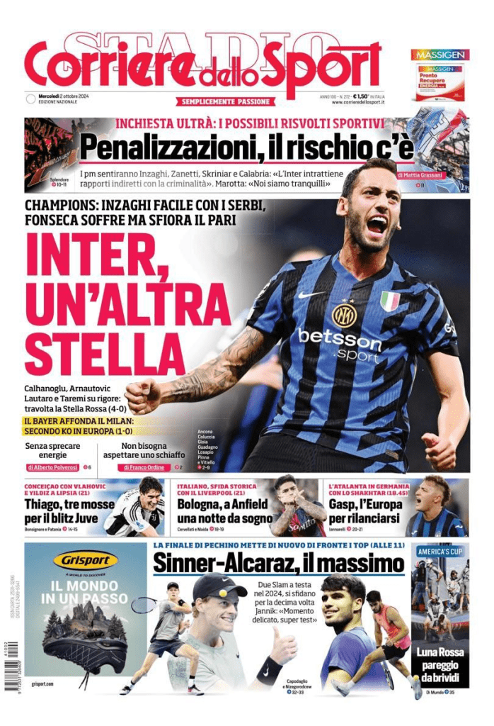 Rassegna stampa Juve: prime pagine quotidiani sportivi - 2 ottobre 38 image 1