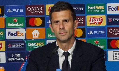 conferenza stampa thiago motta champions