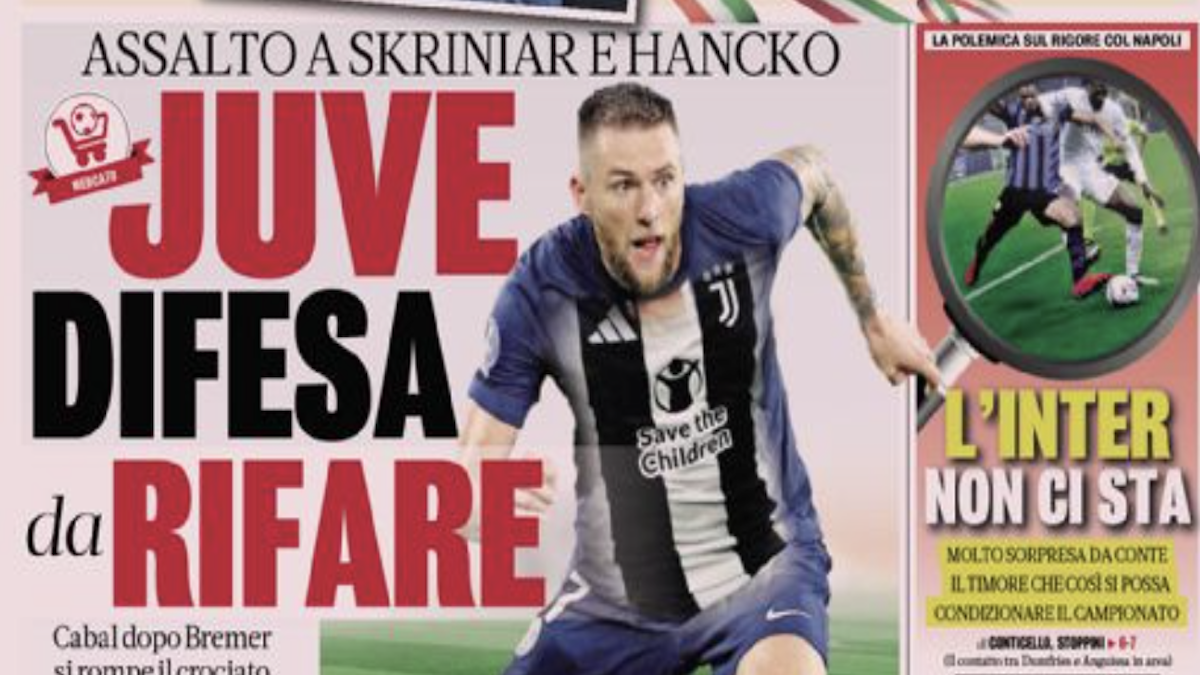 Rassegna stampa Juve: prime pagine quotidiani sportivi - 13 novembre 36 rassegna stampa