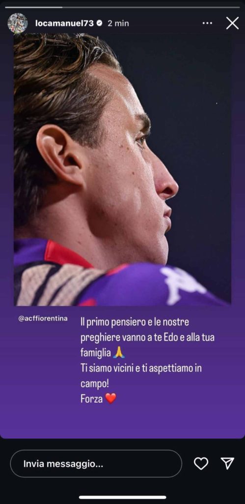 Locatelli scrive a Bove: il bellissimo messaggio del centrocampista della Juve al giocatore viola - FOTO 37 Immagine WhatsApp 2024 12 02 ore 16.29.15 59f29eb2 1