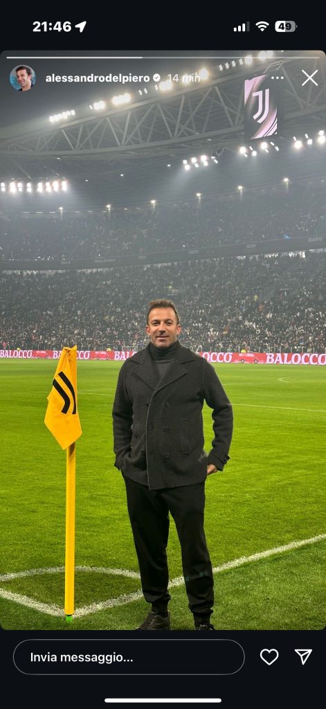 Del Piero non dimentica la serata allo Stadium: un'altra FOTO della leggenda bianconera fa impazzire i tifosi 37 WhatsApp Image 2024 12 09 at 21.47.03