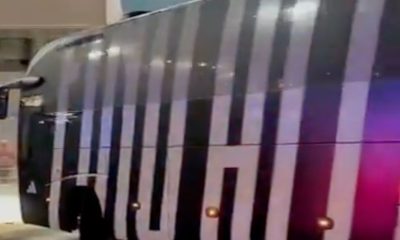 arrivo pullman Cagliari Juve