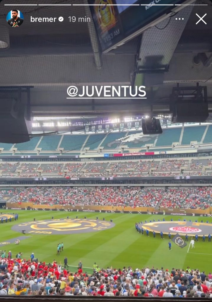 Bremer è l'uomo in più di questa Juve: il difensore brasiliano è presente sugli spalti del Lincoln Financial Field di Philadelphia! La storia che gasa i tifosi 37 WhatsApp Image 2025 06 22 at 18.14.28