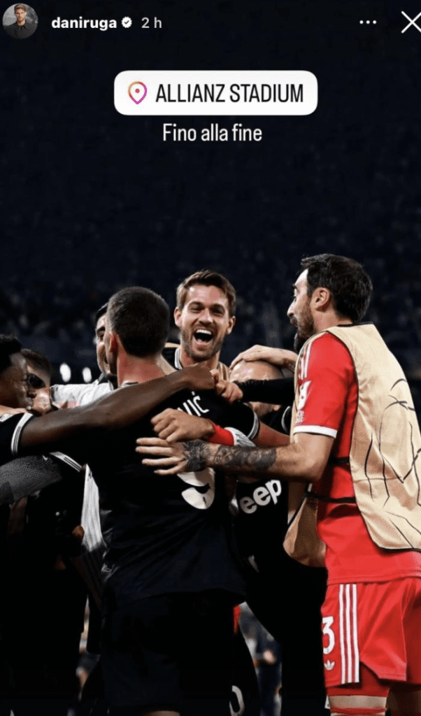 Rugani leader dello spogliatoio e questa FOTO lo certifica: il difensore esulta così sui social dopo Juve Borussia Dortmund 37 Screenshot 2025 09 17 alle 20.01.01